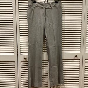 White House Black Market Grey Boot Cut Pants Size 6 New